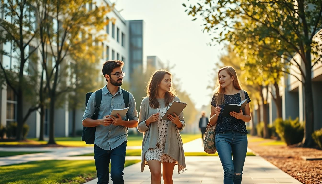 Student developing practical and academic skills